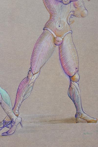 Léonor FINI : La direction, 1980, Lithographie signée 2
