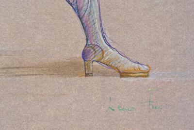 Léonor FINI : La direction, 1980, Lithographie signée 2