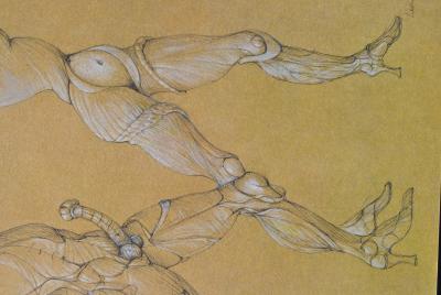 Léonor FINI : Princesse à la chevelure d'or, 1980, Lithographie signée 2