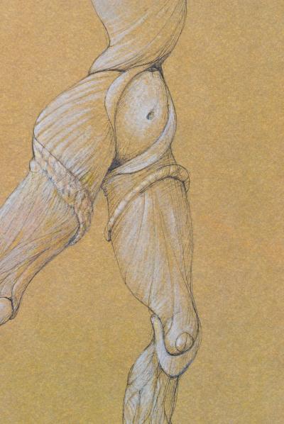 Léonor FINI : Princesse à la chevelure d'or, 1980, Lithographie signée 2