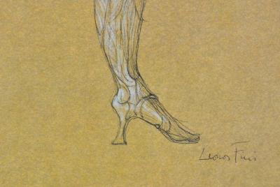 Léonor FINI : Princesse à la chevelure d'or, 1980, Lithographie signée 2