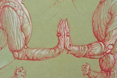 Léonor FINI : Je t'aime, moi non plus, 1980, Lithographie signée 2