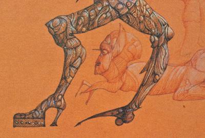 Léonor FINI - Le danseur, 1980 - Lithographie signée 2
