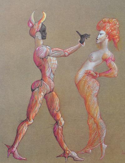 Léonor FINI - Interdiction, 1980 - Lithographie signée 2