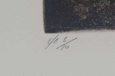 Jean David SABAN - Jardin d’été - Gravure originale signée 2