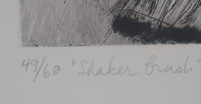 Devorah Boxer - Pinceau d'artiste (calligraphie) - Gravure originale signée 2