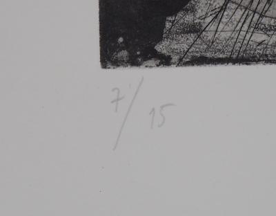 Frédéric Couraillon - Chemin de pensée, 2008 - Gravure originale signée 2