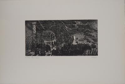 Hélène CSECH : Rumeurs - Gravure originale signée 2