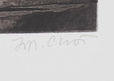 Maurice Chot-Plassot - Rivière en forêt - Gravure originale signée 2
