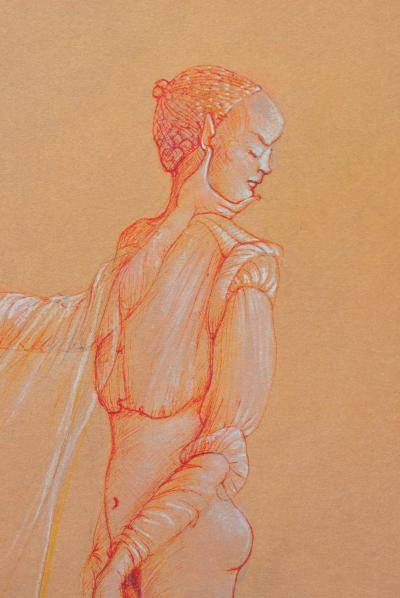 Léonor FINI - Pudique provocante, 1980, Lithographie signée 2