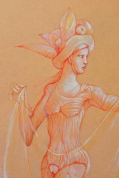 Léonor FINI - Pudique provocante, 1980, Lithographie signée 2