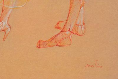 Léonor FINI - Pudique provocante, 1980, Lithographie signée 2