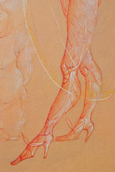 Léonor FINI - Pudique provocante, 1980, Lithographie signée 2