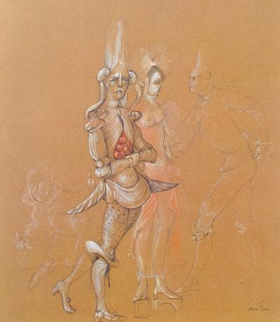 Léonor FINI - La demande, 1980,  Lithographie signée 2