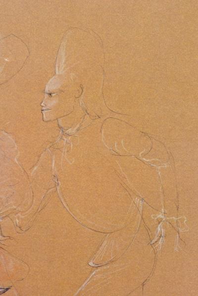 Léonor FINI - La demande, 1980,  Lithographie signée 2