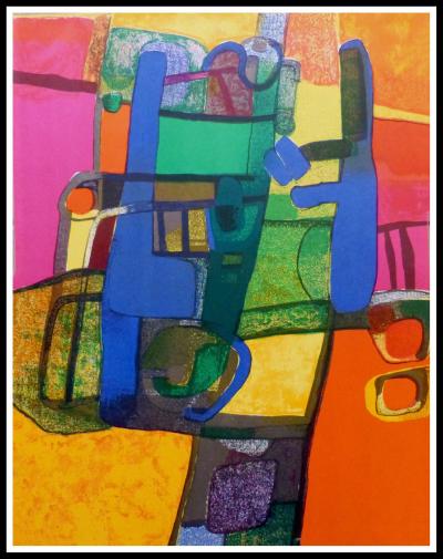 Maurice ESTEVE - Composition, 1969 - Lithographie originale 2