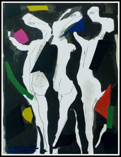 Marino MARINI - Le printemps du Sacre, 1973 - Lithographie originale 2