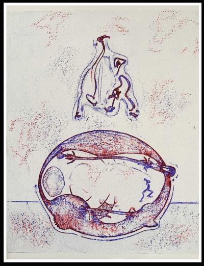 Max ERNST - Composition surréaliste, 1971 - Lithographie originale 2