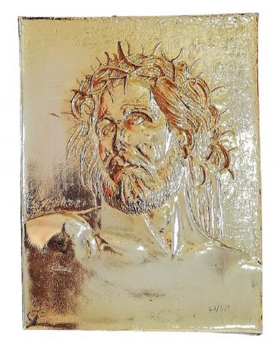 Gregorio SCILTIAN - Visage du Christ - bas-relief 2