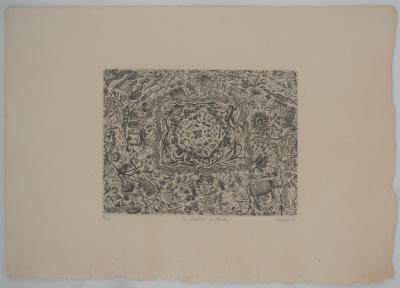François HOUTIN : La création du monde, 1976 - Gravure originale signée 2