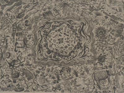 François HOUTIN : La création du monde, 1976 - Gravure originale signée 2