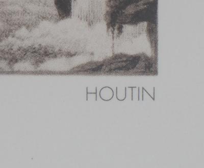 François HOUTIN : Cascades - Héliogravure originale signée 2