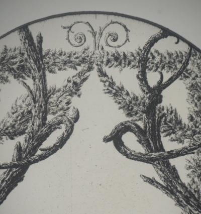 François HOUTIN - Sully, 1994 - Gravure originale signée 2