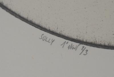 François HOUTIN - Sully, 1994 - Gravure originale signée 2