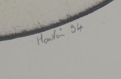François HOUTIN - Sully, 1994 - Gravure originale signée 2