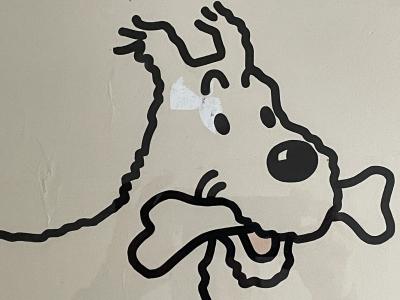 HERGE studios – Dessin original Milou 2