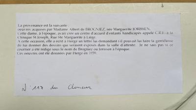 HERGE studios – Dessin original Milou 8