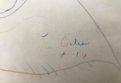 Jean COCTEAU – Dessin signé et dédicacé 2