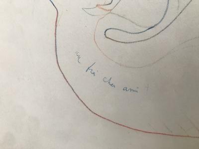 Jean COCTEAU – Dessin signé et dédicacé 2