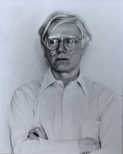 André Cromphout - Portrait d’Andy Warhol, 1972 - Photographie signée 2