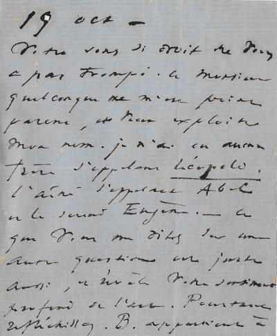 Victor HUGO – Lettre autographe signée 2