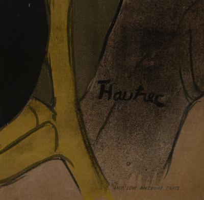 Henri DE TOULOUSE-LAUTREC - Divan Japonais, 1893 - Grande affiche lithographie originale 2