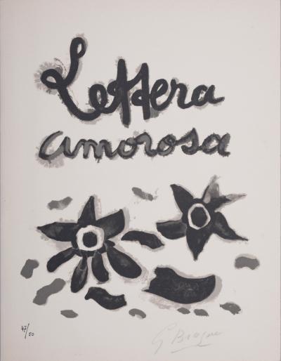 Georges BRAQUE - Lettera Amorosa, 1963 - Original lithograph 2