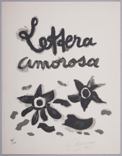 Georges BRAQUE - Lettera Amorosa, 1963 - Original lithograph 2