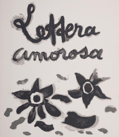 Georges BRAQUE - Lettera Amorosa, 1963 - Original lithograph 2
