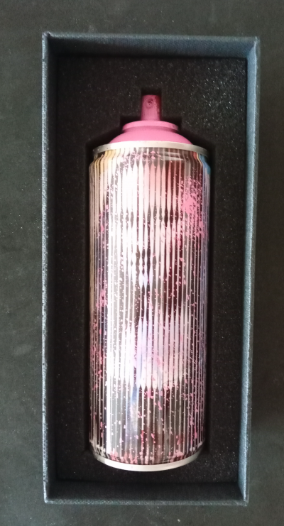Mr Brainwash - SPRAY CAN – MONA LISA, 2020 Pink, Technique mixte sur bombe aérosol 2
