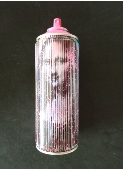 Mr Brainwash - SPRAY CAN – MONA LISA, 2020 Pink, Technique mixte sur bombe aérosol 2