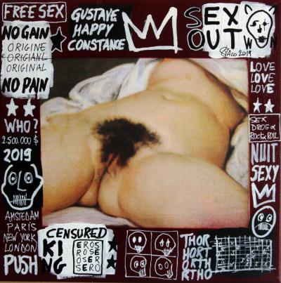 SPACO - Sex Courbet  , 2023 - Technique mixte signée 2