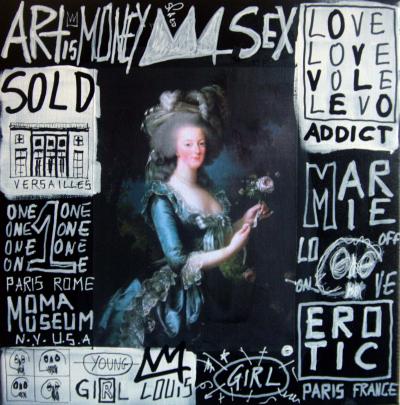 SPACO - Queen Marie Antoinette, 2021 - Signed mixed media 2