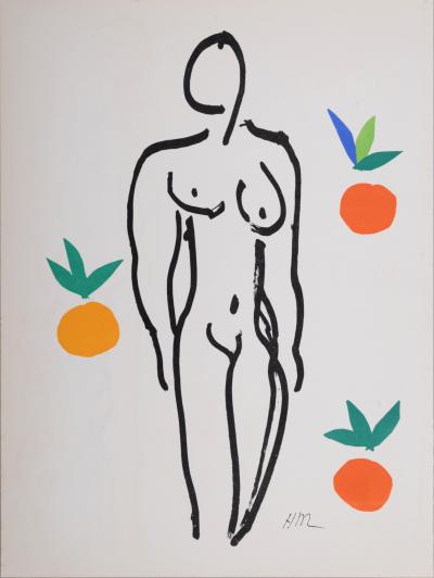 Henri MATISSE - Nu aux oranges, 1958 - Lithograph 2