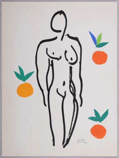 Henri MATISSE - Nu aux oranges, 1958 - Lithograph 2