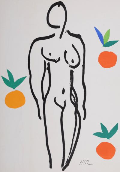 Henri MATISSE - Nu aux oranges, 1958 - Lithograph 2