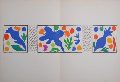 Henri MATISSE - Coquelicots, 1958 - Lithographie 2