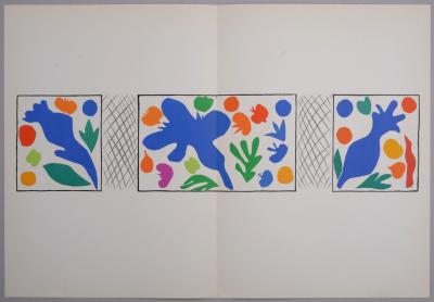 Henri MATISSE - Coquelicots, 1958 - Lithographie 2