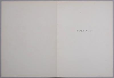 Henri MATISSE - Coquelicots, 1958 - Lithographie 2