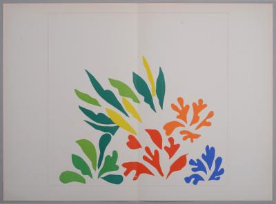 Henri MATISSE - Acanthes, 1958 - Lithograph on paper, printed on double pages, after Henri Matisse’s « gouaches découpés ». 2